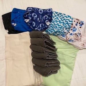 Reusable diapers for baby boy